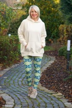 Modal Jersey Swafing Ogee Scribble by Bienvenido Colorido