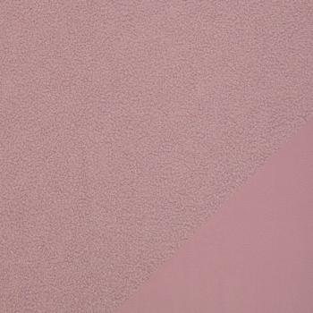 Teddy-Fleece-Boucle - Swafing - rosa, Fleecerückseite