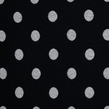 Jacquard-Jersey Emily SWAFING - Punkte auf schwarz