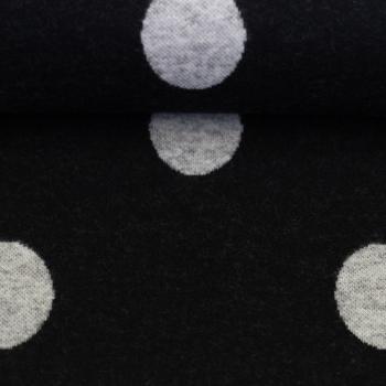 Jacquard-Jersey Emily SWAFING - Punkte auf schwarz