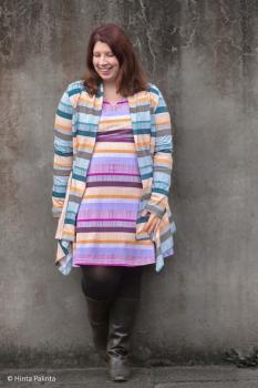 Baumwolljersey Swafing Cozy Stripes by lycklig design beerefarben