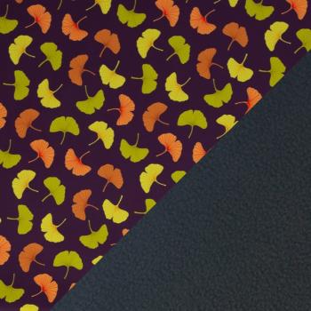 Fiete **NANO-Softshell** Ginko auf violett