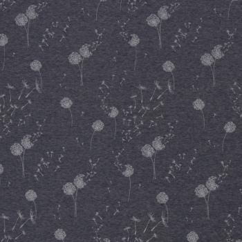 Alpenfleece LEAH Swafing Pusteblumen auf rauchblau