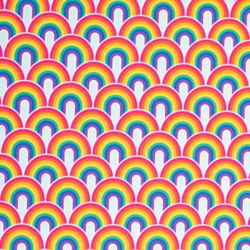 Baumwolljersey Rainbow by lycklig design - Regenbögen