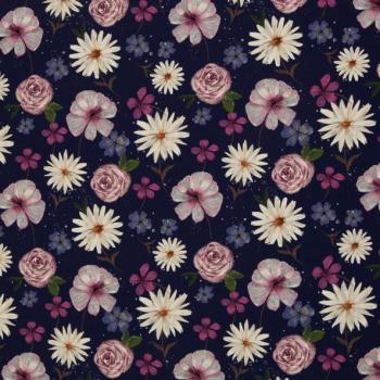 Modal-French Terry Swafing SPRING BLOSSOMS by Christiane Zielinski