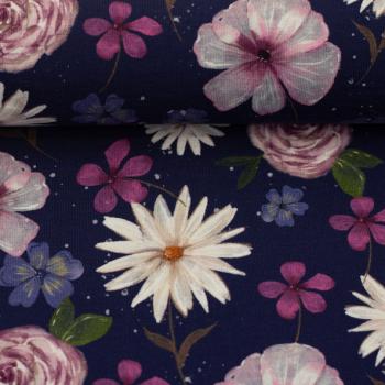 Modal-French Terry Swafing SPRING BLOSSOMS by Christiane Zielinski