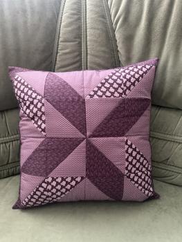 Baumwollstoff ELSE Blumen auf violett