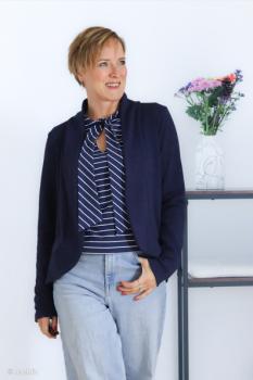 Merinostrick Swafing dunkelblau