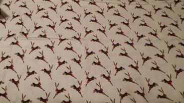 Viskose Satin Kate - Hasen - bunt
