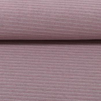Jacquard Jersey Manchester Streifen altrosa
