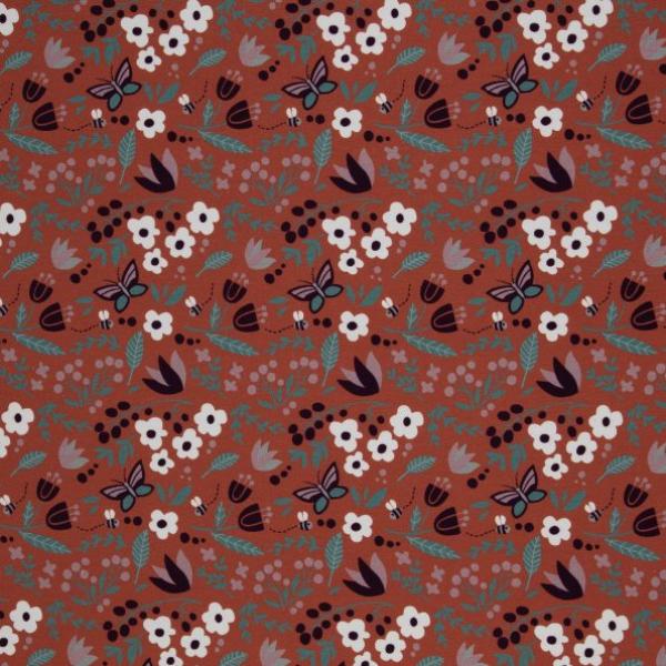 A Good Harvest – MEADOW terracotta –  French Terry