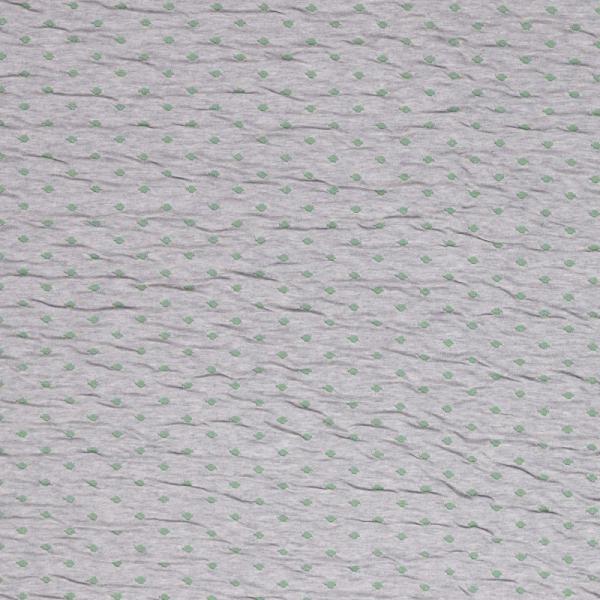 Doubleface-Jacquardjersey MARTEN mit Punkten - grün