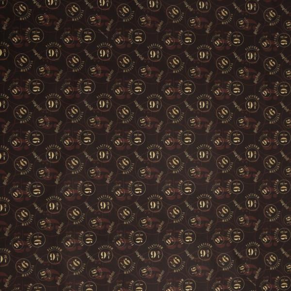 Canvas/Dekostoff Harry Potter braun