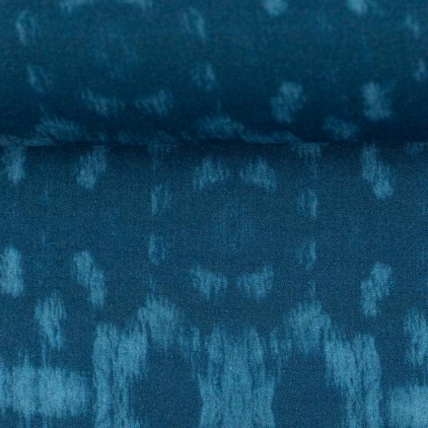 Viskosewebware LEXI blau batik