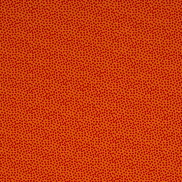 Baumwolljersey JORIS - Punkte orange