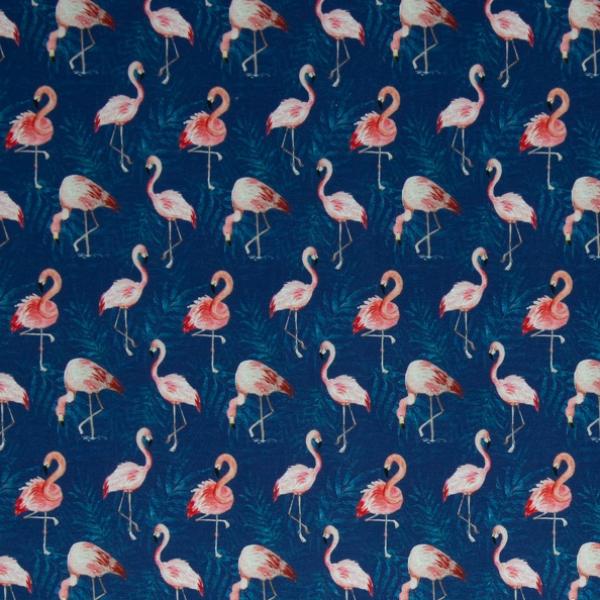 Baumwolljersey Animals by Christiane Zielinski - Flamingos
