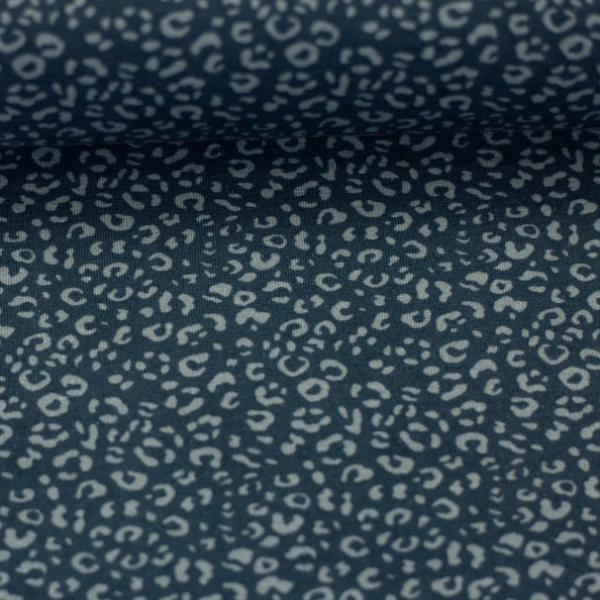 Baumwolljersey Swafing YVES Leo Mini blaugrau