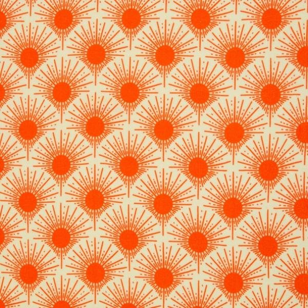 Double Slub Musselin Swafing Bright by Käselotti beige-orange