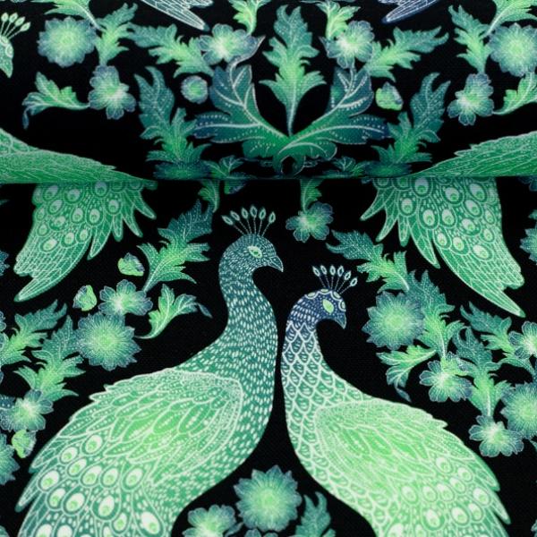 Dekostoff Swafing Peacock Wedding by Bienvenido Colorido