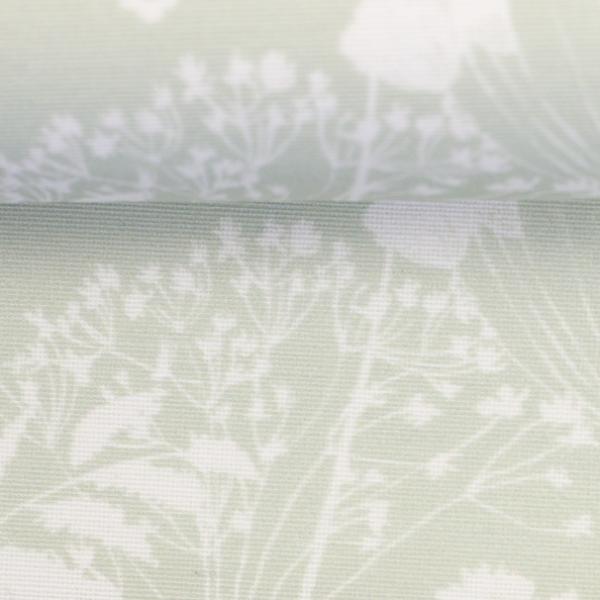 Beschichtete Baumwolle Dekostoff Swafing ALSFELD mint Blumen