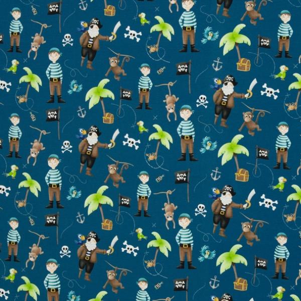 Baumwolljersey Swafing - AHOI by Mrs. Mint Design - Piraten