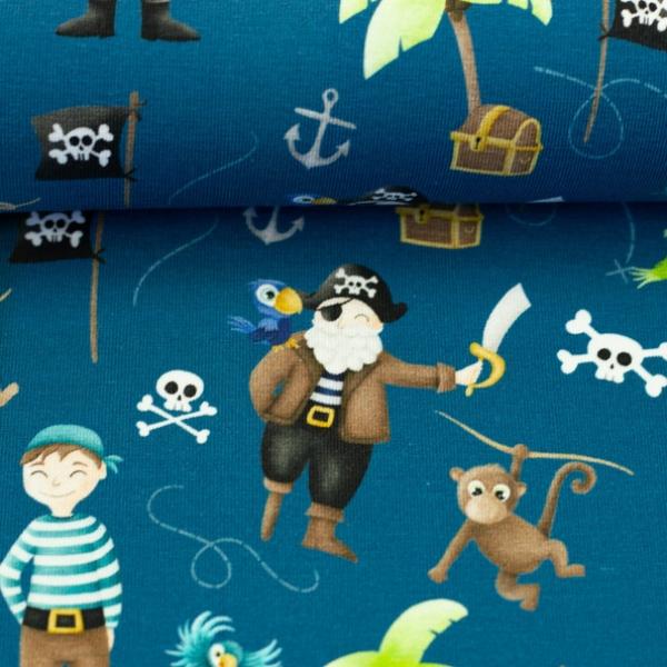 Baumwolljersey Swafing - AHOI by Mrs. Mint Design - Piraten