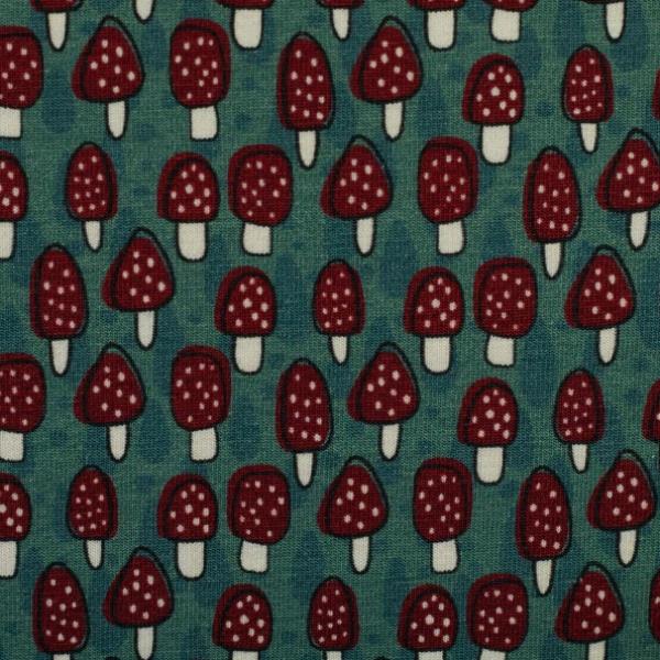 Baumwolljersey Swafing AMANITA by Bienvenido Colorido - Kleine Fliegenpilze