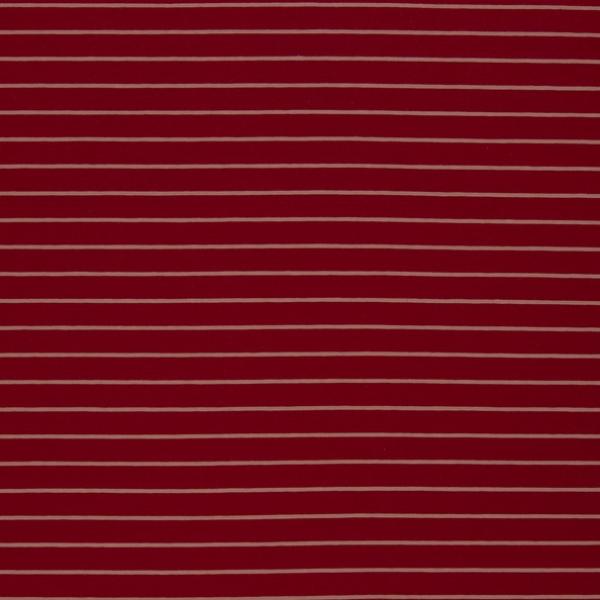 Baumwolljersey Isa Swafing Ringel - Bordeaux