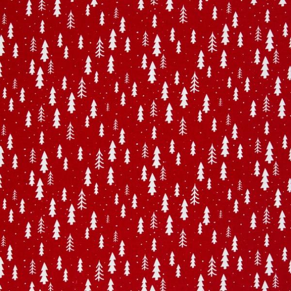 Canvas  Wiebke Swafing rot kleine Bäume