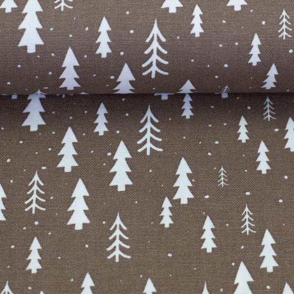 Canvas  Wiebke Swafing - Kleine Bäume camel