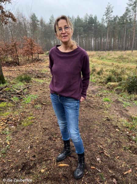 Merinostrick Swafing violett