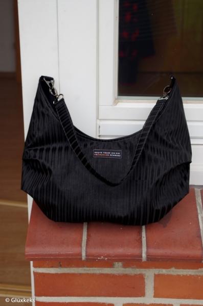 Kunstleder YOKO Swafing geriffelt schwarz