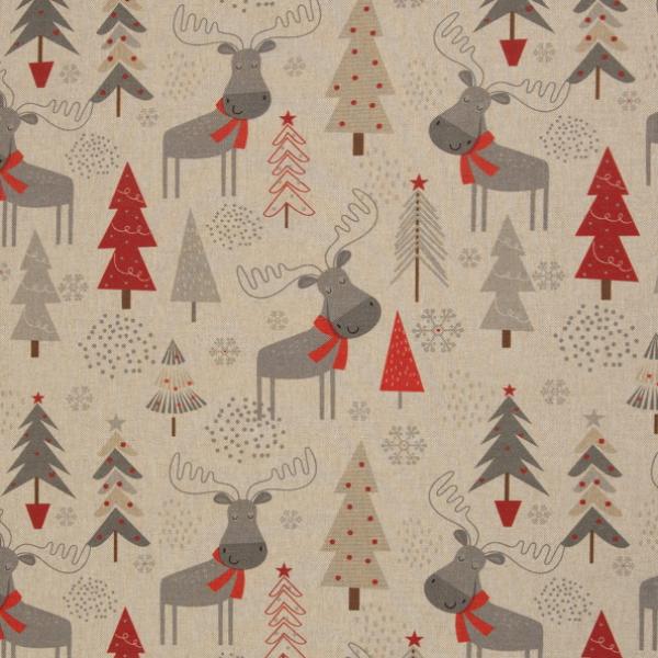 Dekostoff Christmas - Rentiere