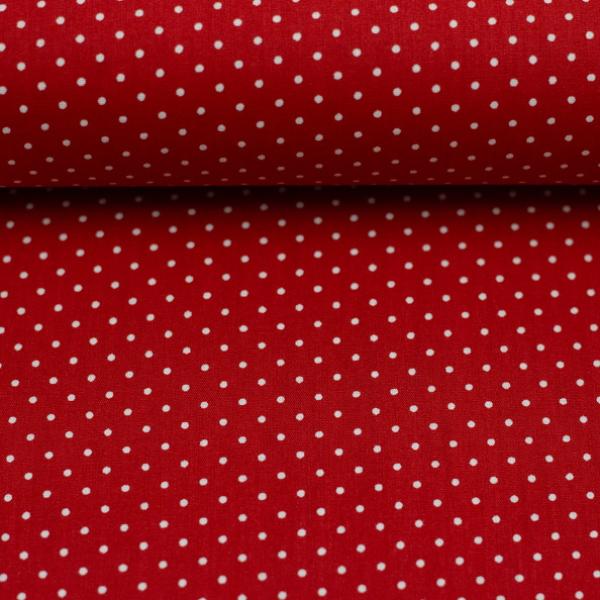 Baumwollstoff HILDE - rot