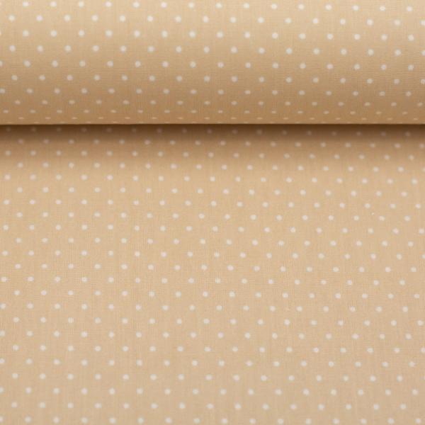 Baumwollstoff HILDE beige