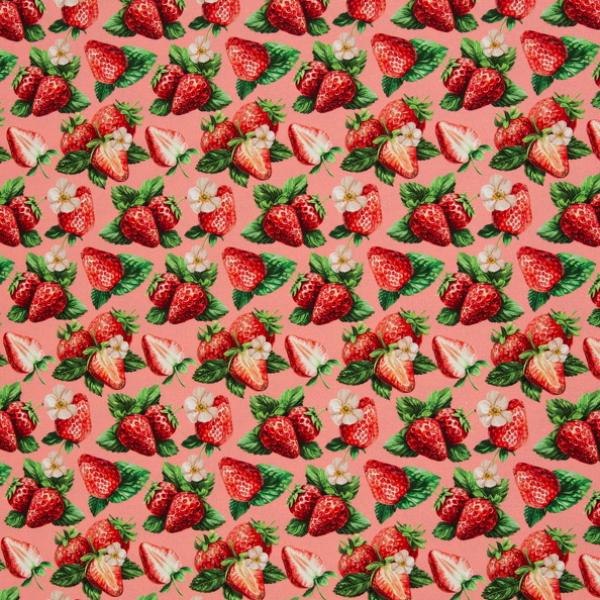 Dekostoff MATTEO Swafing Erdbeeren