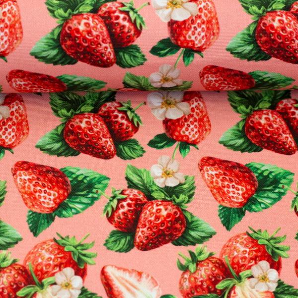 Dekostoff MATTEO Swafing Erdbeeren