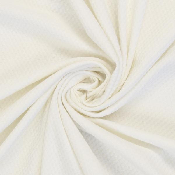 Struktur-Jacquardjersey Swafing Emilia weiß