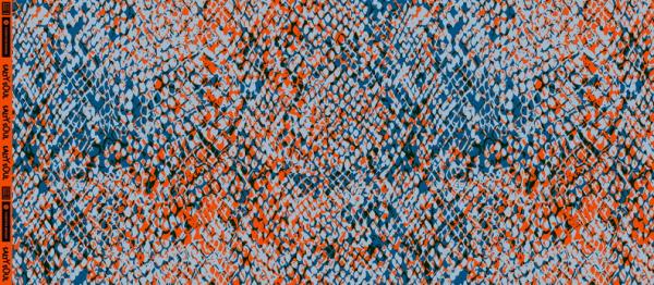 Shiny Scales  by Thorsten Berger, Viskosewebware Swafing