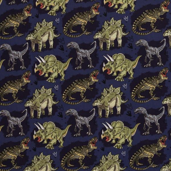 Baumwollstoff TIM Dinosaurier