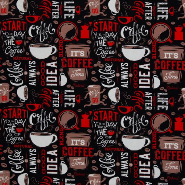 Dekostoff, Canvas RINTELN - Kaffee