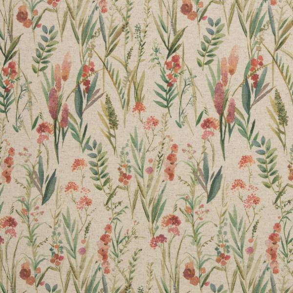Dekostoff Swafing Linea, Baumwolle-Leinen Blumen