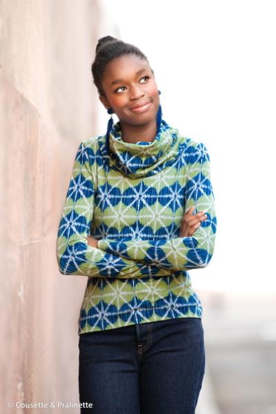 Modal Jersey Swafing Ogee Scribble by Bienvenido Colorido