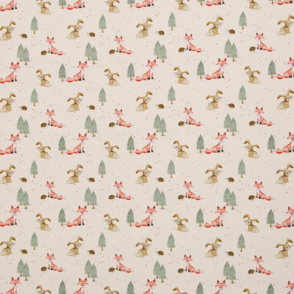 French Terry WALDFREUNDE BY SABINE MARSCHALL Swafing Waldtiere