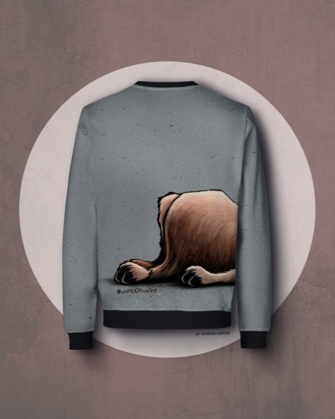 French Terry Panel CHEEKY ANIMALS -Swafing ca. 95 cm - HOCHLANDRIND