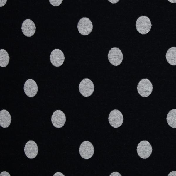 Jacquard-Jersey Emily SWAFING - Punkte auf schwarz