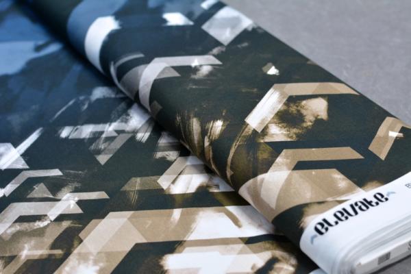 Baumwolljersey Swafing ELEVATE by lycklig design schwarz-braun