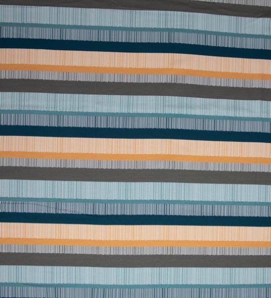 Baumwolljersey Swafing Cozy Stripes by lycklig design petrol