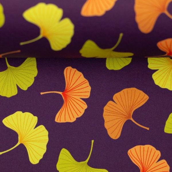 Fiete **NANO-Softshell** Ginko auf violett