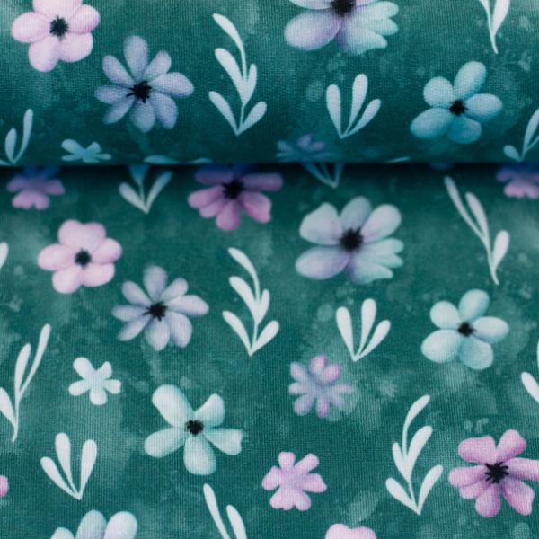 Modal French Terry VELVET BLOOM SWAFING